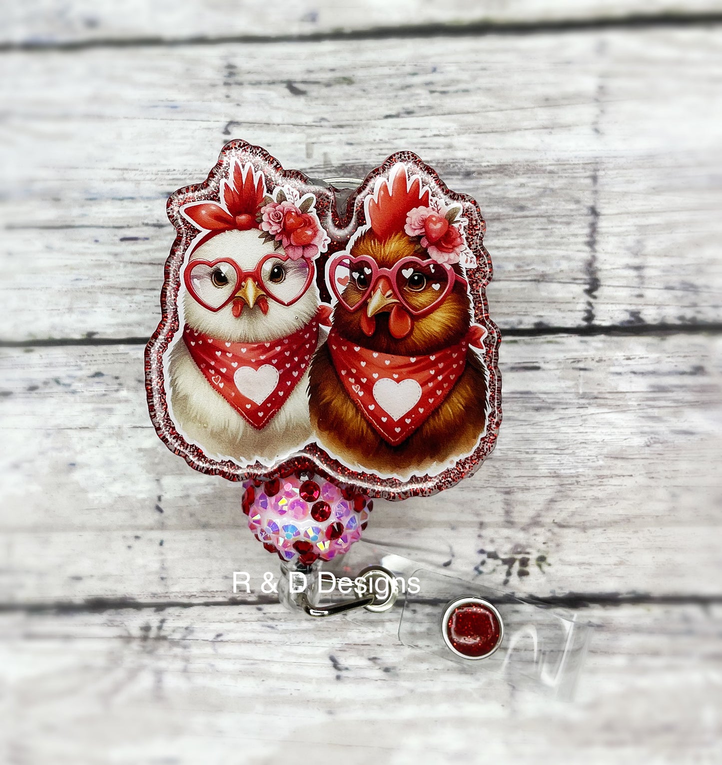 Valentine’s Sister Chicks Badge Reel