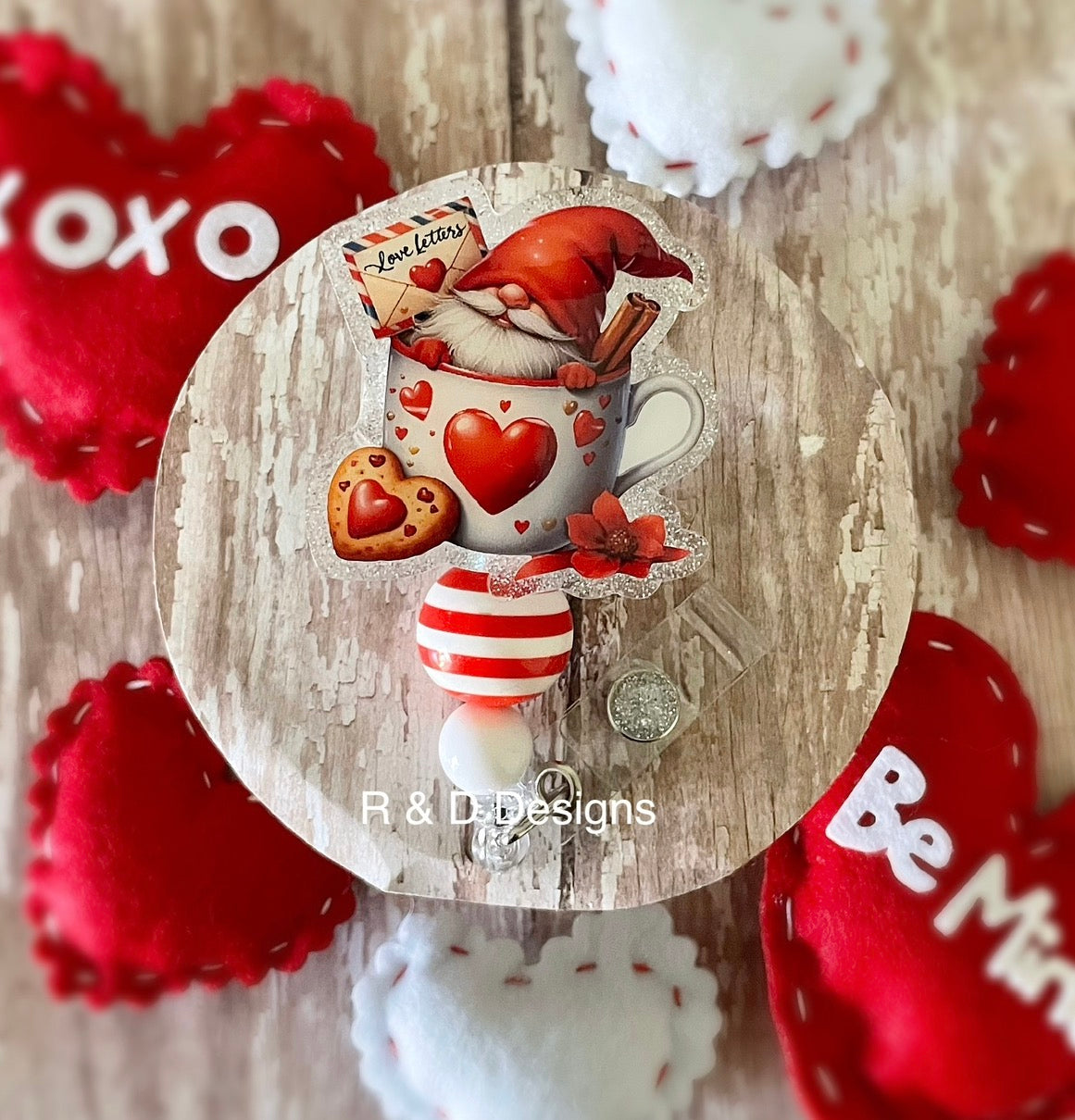 Valentine’s Day Gnome Badge Reel