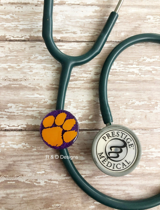 Clemson University Stethoscope Tag