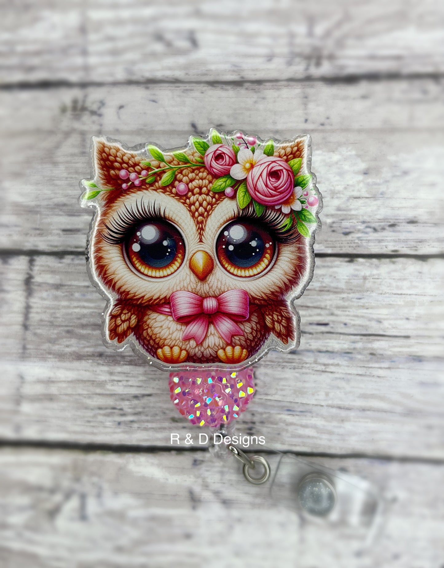 Spring Owl Badge Reel