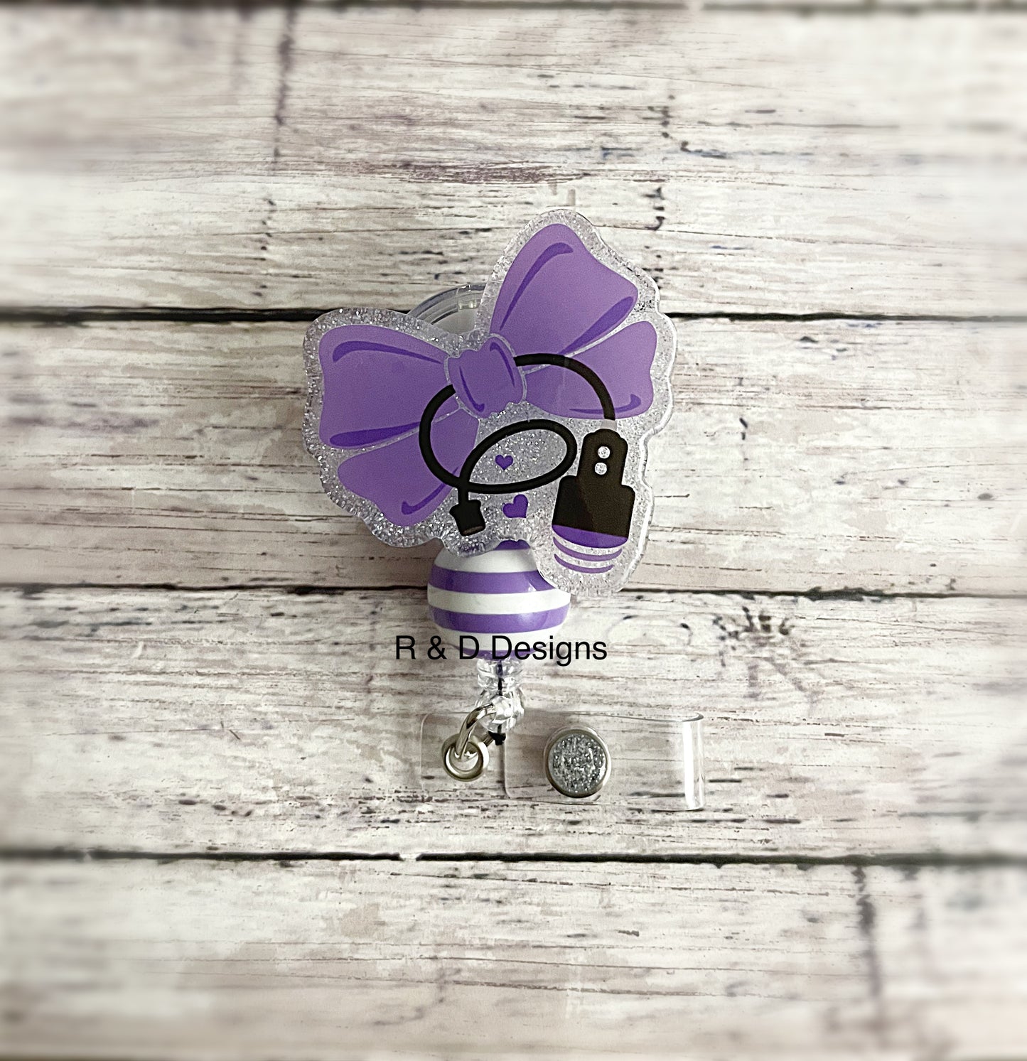 Sonography Ultrasound Bow Badge Reel