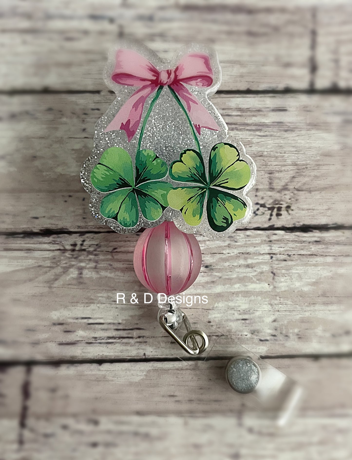 St. Patrick’s Day Shamrock and Bow design